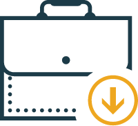 suitcase sell icon